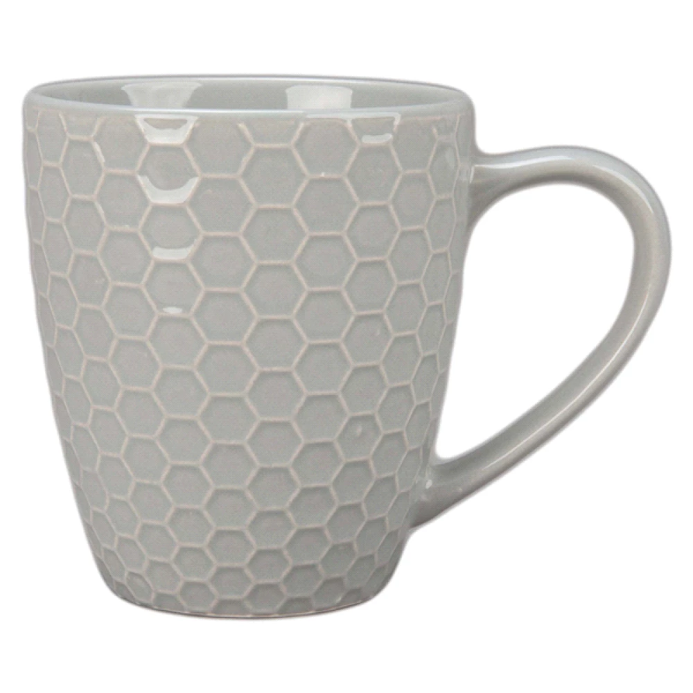 BIA Cordon Bleu Honeycomb 15oz Mug | Grey 3 BIA Cordon Bleu Honeycomb 15oz Mug | Grey