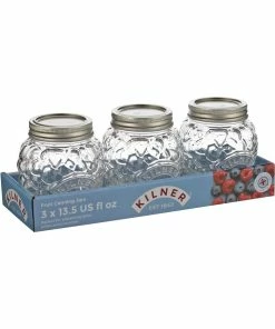 Kilner 13.5oz Fruit Jars (Set Of 3) | Berry -Glassware & Drinkware Shop 0025.033u 2