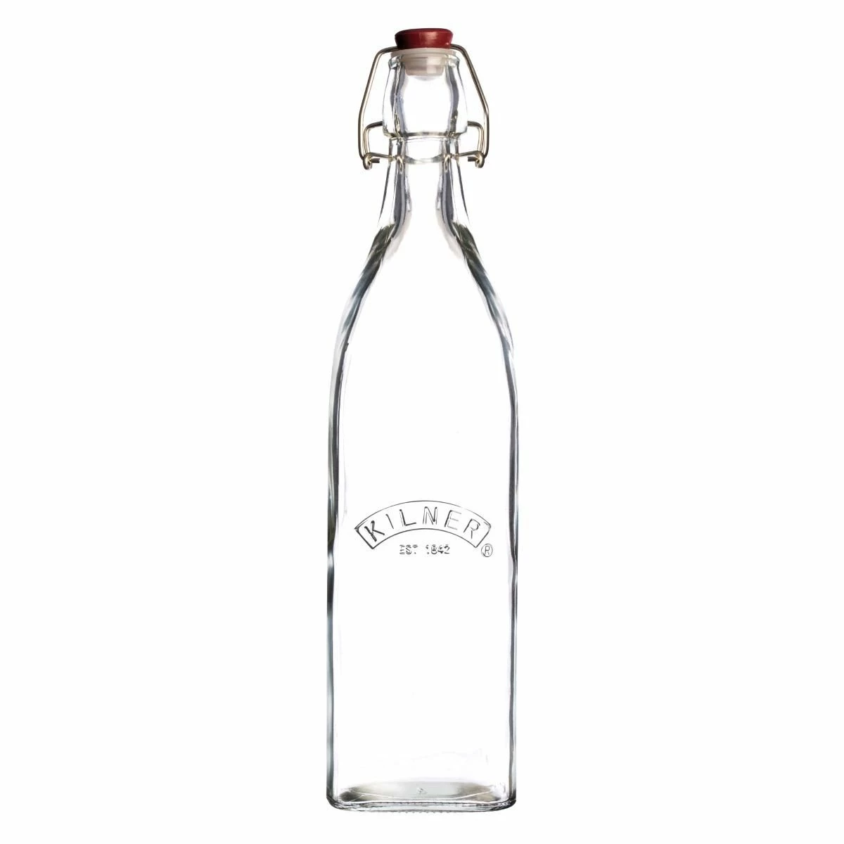 Kilner Swing Top Square Glass Bottle | 1L 3 Kilner Swing Top Square Glass Bottle | 1L