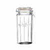 Kilner Facetted Clip Top Jar | 63.4oz -Glassware & Drinkware Shop 0025.735u 1