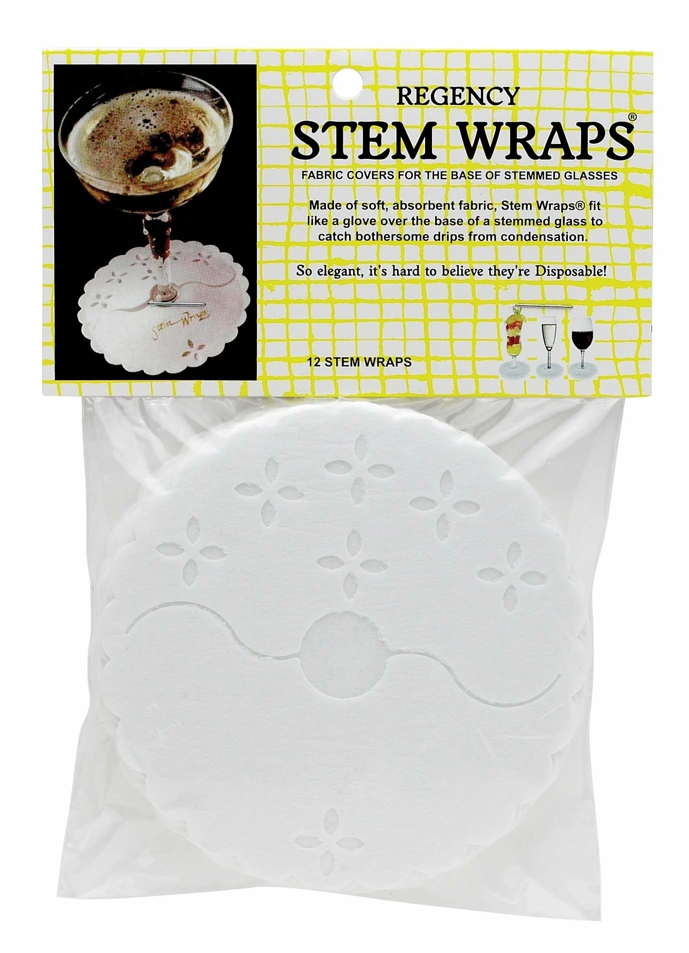 Harold Import Company Wine Glass Stem Wrap Pack Of 12 4 Harold Import Company Wine Glass Stem Wrap Pack Of 12 - Image 2