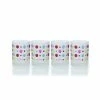 Fiesta® 14oz Double Old Fashioned Glasses (Set Of 4) | Multicolor Dots -Glassware & Drinkware Shop 065fmlt set4