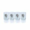 Fiesta® 14oz Double Old Fashioned Glasses (Set Of 4) | Sugar Skull And Vine (White) -Glassware & Drinkware Shop 065fsgr set4