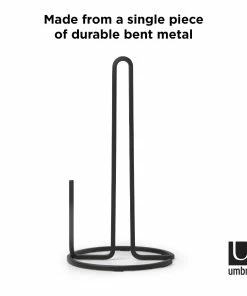 Umbra Squire Vertical Paper Towel Holder | Black -Glassware & Drinkware Shop 1004313 040 squire blk co01