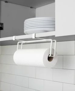 Umbra Squire Paper Towel Holder -Glassware & Drinkware Shop 1005752 060 squire undermount pth white i01