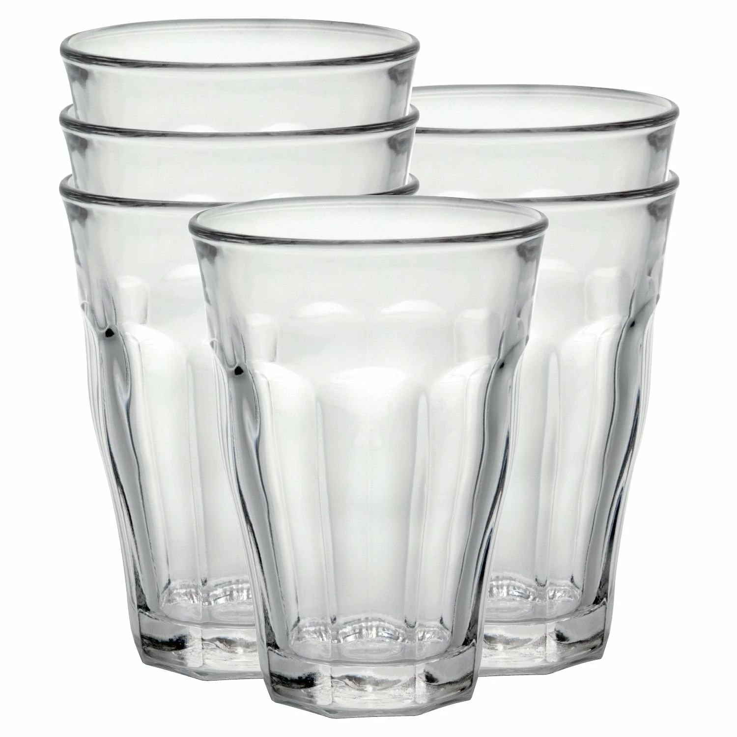 Duralex 17.63oz Picardie Clear Tumbler | Set Of 6 4 Duralex 17.63oz Picardie Clear Tumbler | Set Of 6 - Image 2