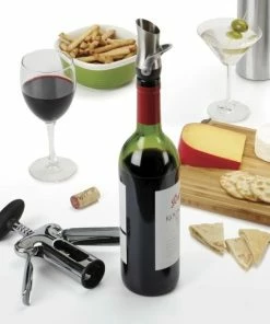 OXO SteeL Corkscrew -Glassware & Drinkware Shop 1058011 5 steel winged corkscrew