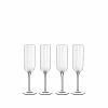 Luigi Bormioli Bach Flute 7oz Glass | Set Of 4 -Glassware & Drinkware Shop 11283 01