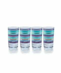 Fiesta® 7oz Juice Glasses (Set Of 4) | Desert Stripes