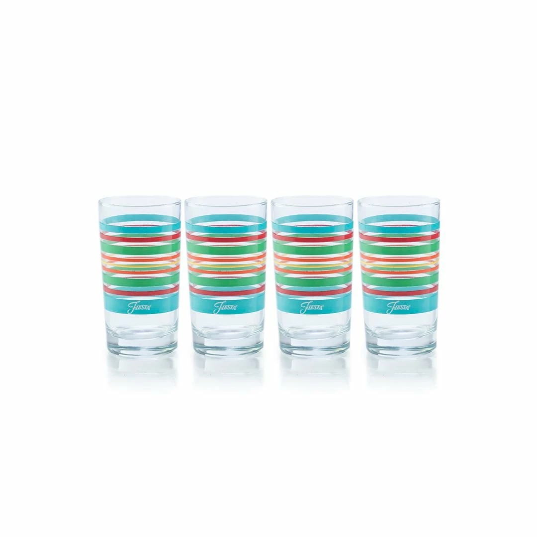 Fiesta® Drinkware Set Of 16 | Rainbow Radiance 5 Fiesta® Drinkware Set Of 16 | Rainbow Radiance - Image 3