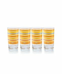 Fiesta® Drinkware Set Of 16 | Sienna Sunset -Glassware & Drinkware Shop 123sen set4 1