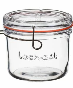 Luigi Bormioli Lock-Eat 3-Piece Frigo Jar Set -Glassware & Drinkware Shop 12400.01 3pc frigojarset foodjarxl3 lockeat 1800x1800