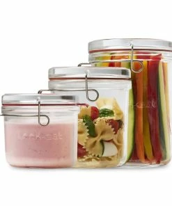 Luigi Bormioli Lock-Eat 3-Piece Frigo Jar Set -Glassware & Drinkware Shop 12400.01 3pc frigojarset lockeat 1 1731x1800