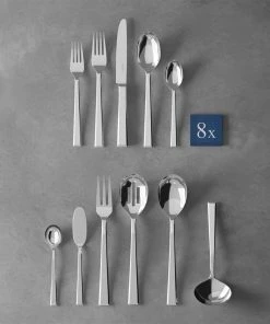 Villeroy & Boch 46-Piece Stainless Steel Flatware & Serving Set | Victor 7 Villeroy & Boch 46-Piece Stainless Steel Flatware & Serving Set | Victor -Glassware & Drinkware Shop 1263509084 on fs m b