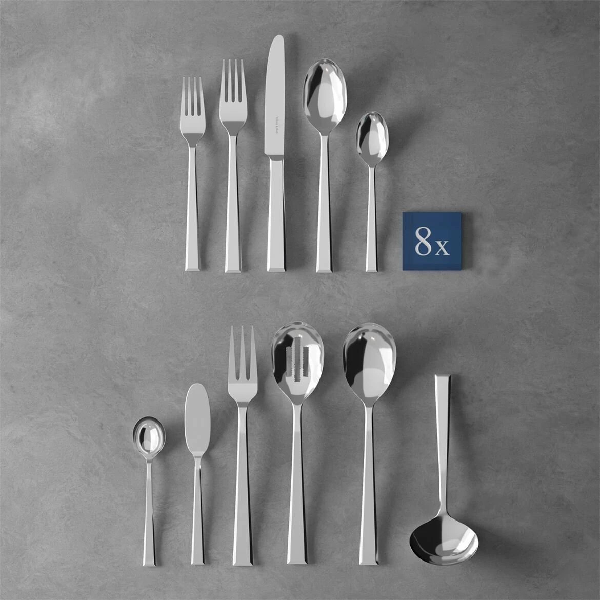 Villeroy & Boch 46-Piece Stainless Steel Flatware & Serving Set | Victor 5 Villeroy & Boch 46-Piece Stainless Steel Flatware & Serving Set | Victor - Image 3