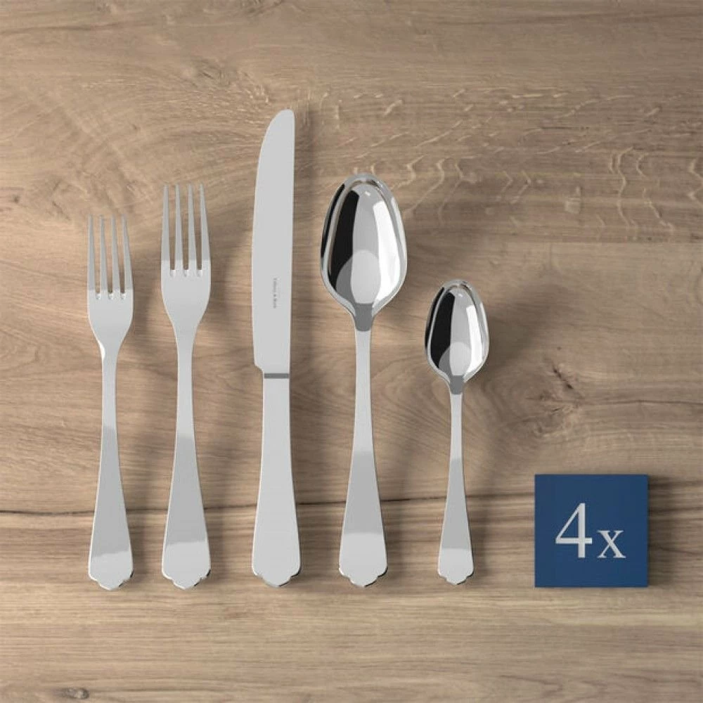 Villeroy & Boch 20-Piece Stainless Steel Flatware Set | Medina 4 Villeroy & Boch 20-Piece Stainless Steel Flatware Set | Medina - Image 2