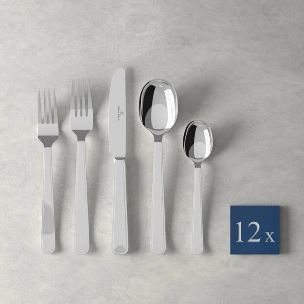 Villeroy & Boch 60-Piece Stainless Steel Flatware Set | Celeste 4 Villeroy & Boch 60-Piece Stainless Steel Flatware Set | Celeste - Image 2