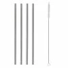 Typhoon PURE Metal Straws & Brush | Set Of 4 2 Typhoon PURE Metal Straws & Brush | Set Of 4 -Glassware & Drinkware Shop 1401.867u 1