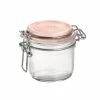 Bormioli Rocco 6.75oz Swing Top Fido Jar | Pink Top 1 Bormioli Rocco 6.75oz Swing Top Fido Jar | Pink Top -Glassware & Drinkware Shop 141360mrg121313