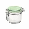 Bormioli Rocco 6.75oz Swing Top Fido Jar | Green Top 2 Bormioli Rocco 6.75oz Swing Top Fido Jar | Green Top -Glassware & Drinkware Shop 141360mrg121314