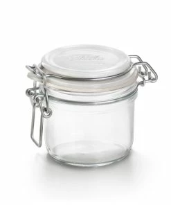 Bormioli Rocco 6.75oz Swing Top Fido Jar | White Top