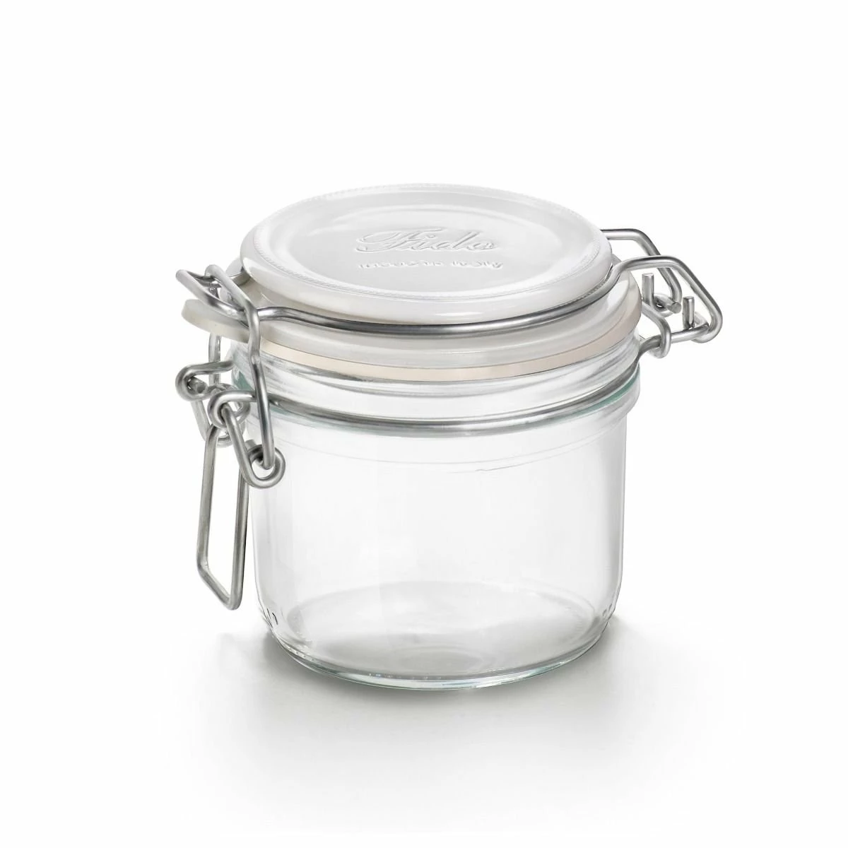 Bormioli Rocco 6.75oz Swing Top Fido Jar | White Top 3 Bormioli Rocco 6.75oz Swing Top Fido Jar | White Top