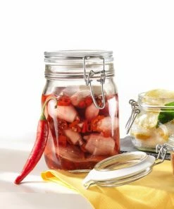 Bormioli Rocco 1L Swing Top Fido Canning Jar -Glassware & Drinkware Shop 149220mrg121990 4