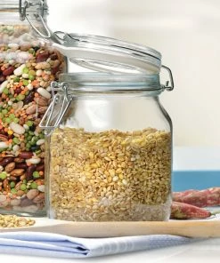 Bormioli Rocco 1L Swing Top Fido Canning Jar -Glassware & Drinkware Shop 149220mrg121990 5