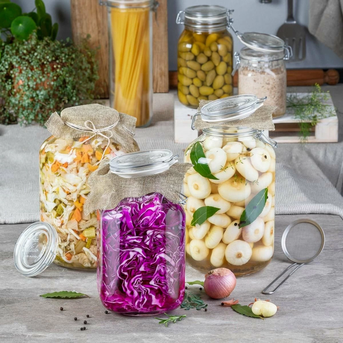 Bormioli Rocco 2L Swing Top Fido Canning Jar 5 Bormioli Rocco 2L Swing Top Fido Canning Jar - Image 3