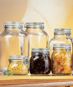 Bormioli Rocco 4.67L Swing Top Fido Glass Jar -Glassware & Drinkware Shop 149270mrf121990 5