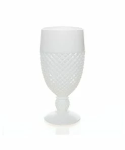 Mosser Glass Addison 10oz Goblet | Milk