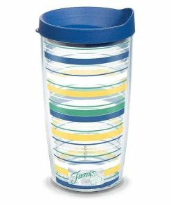 Tervis® 16oz Double-Walled Insulated Tumbler With Lid | Fiesta® Stripes - Meadow