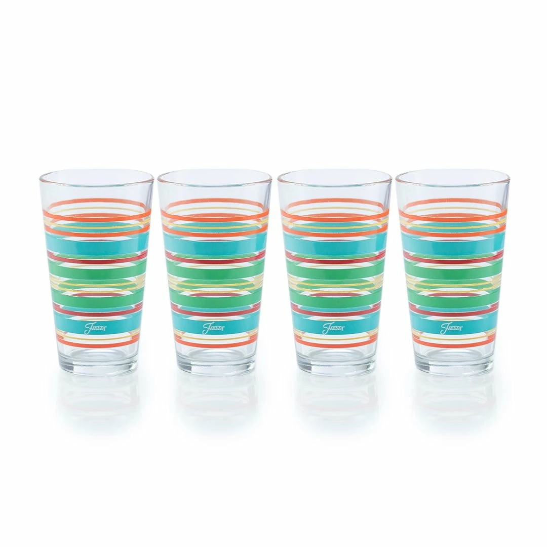 Fiesta® Drinkware Set Of 16 | Rainbow Radiance 6 Fiesta® Drinkware Set Of 16 | Rainbow Radiance - Image 4