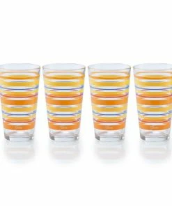 Fiesta® Drinkware Set Of 16 | Sienna Sunset -Glassware & Drinkware Shop 215sen set4 1