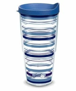 Tervis® 24oz Double-Walled Insulated Tumbler With Lid | Fiesta® Stripes - Lapis