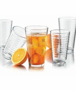 Libbey Hoops 16-Piece Glassware Set
