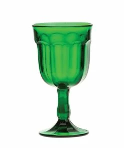Mosser Glass Arlington 10oz Goblet | Hunter Green