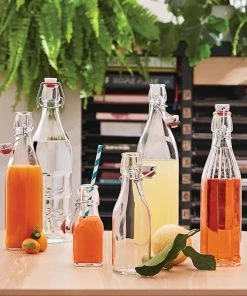 Bormioli Rocco 4.25oz Swing Top Bottle -Glassware & Drinkware Shop 314733mb4321990 2