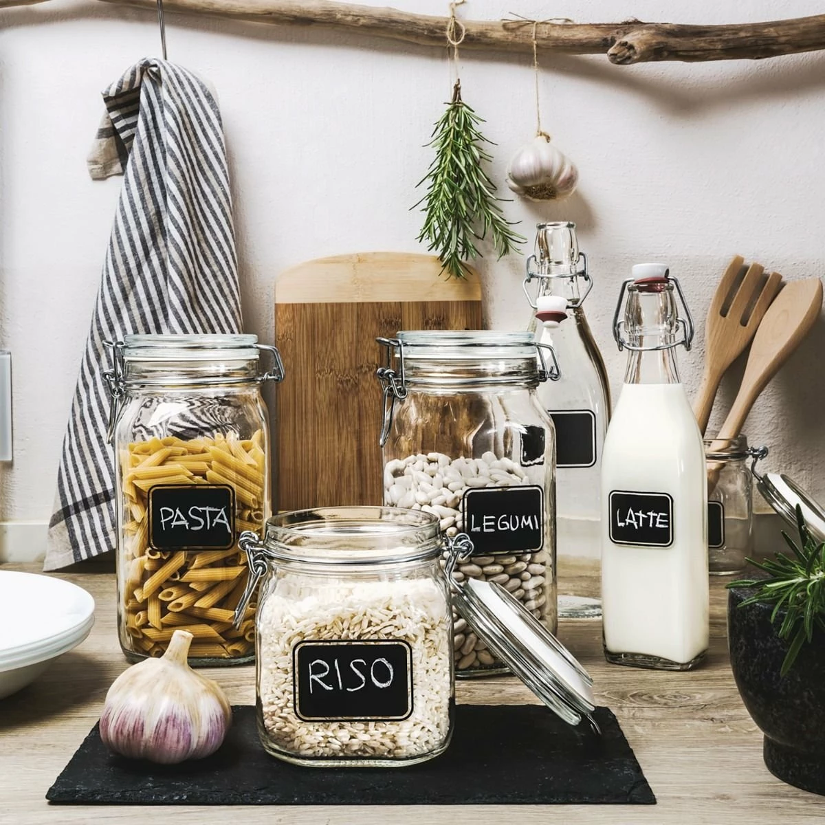 Bormioli Rocco 17oz Swing Top Bottle With Chalkboard Label 4 Bormioli Rocco 17oz Swing Top Bottle With Chalkboard Label - Image 2