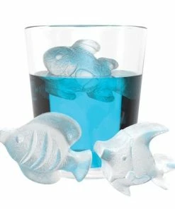 True Brands Fish Silicone Ice Cube Tray