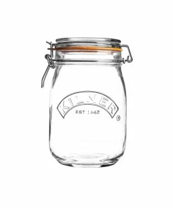 Kilner Swing Top Round Glass Jar | 1L