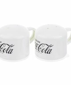 TableCraft 4oz Coca-Cola Enamel Salt & Pepper Shakers