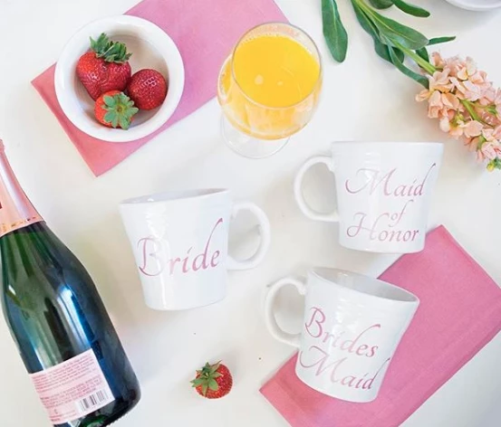 Fiesta® 15oz Tapered Mug | Bridal Collection "Bride" 4 Fiesta® 15oz Tapered Mug | Bridal Collection "Bride" - Image 2