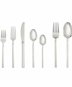 Fortessa Theo Stainless Steel 42 Piece Flatware Set