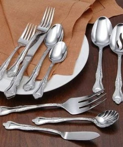 Oneida 18/0 Stainless Steel 45-Piece Flatware Set | Azalea 7 Oneida 18/0 Stainless Steel 45-Piece Flatware Set | Azalea -Glassware & Drinkware Shop 51hcj 7tnnl. ac