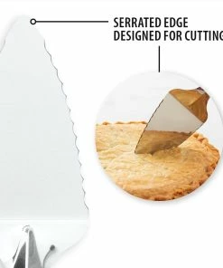 Rada Cutlery Serrated Pie Server | Black -Glassware & Drinkware Shop 51kzbqh9okl. ac sl1100