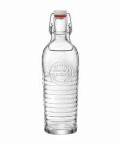 Bormioli Rocco Officina 1825 Clear Bottle With Swing Top - 33.75 Oz