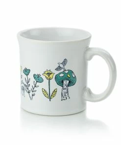 Fiesta® 12oz Java Mug | Nordic Woodland (White)