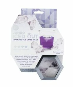 True Brands Jumbo Diamond Ice Cube Tray -Glassware & Drinkware Shop 5726 true true brands jumbo diamond ice cube tray 3