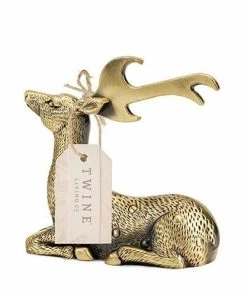 True Brands Rustic Holiday Gilded Deer Bottle Opener 8 True Brands Rustic Holiday Gilded Deer Bottle Opener -Glassware & Drinkware Shop 5919 v2 pkg1
